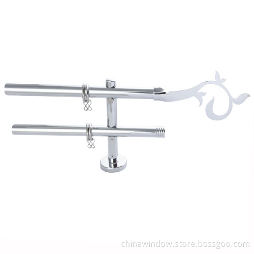 Contemporary Flat Finial & Curtain Pole